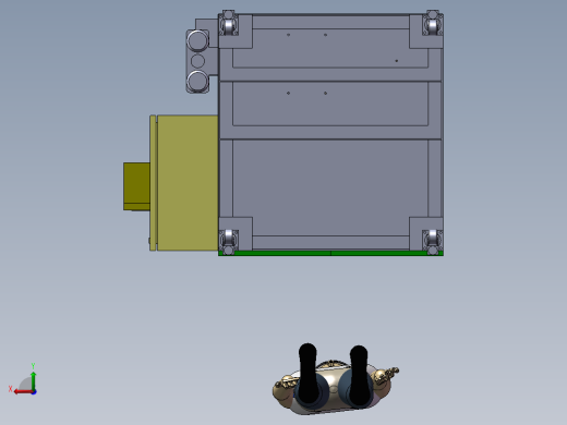 特殊齿轮加工制造一体机设备后视缩略图