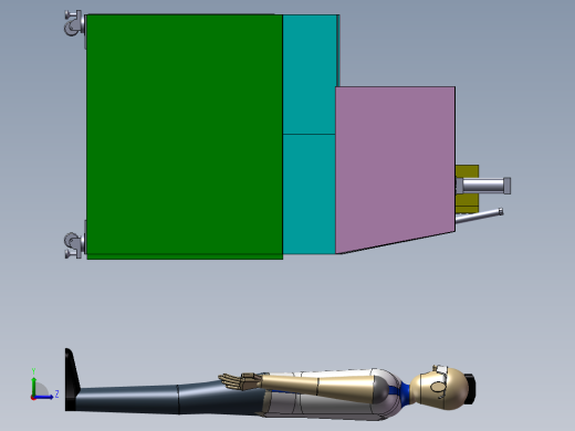 特殊齿轮加工制造一体机设备左视缩略图