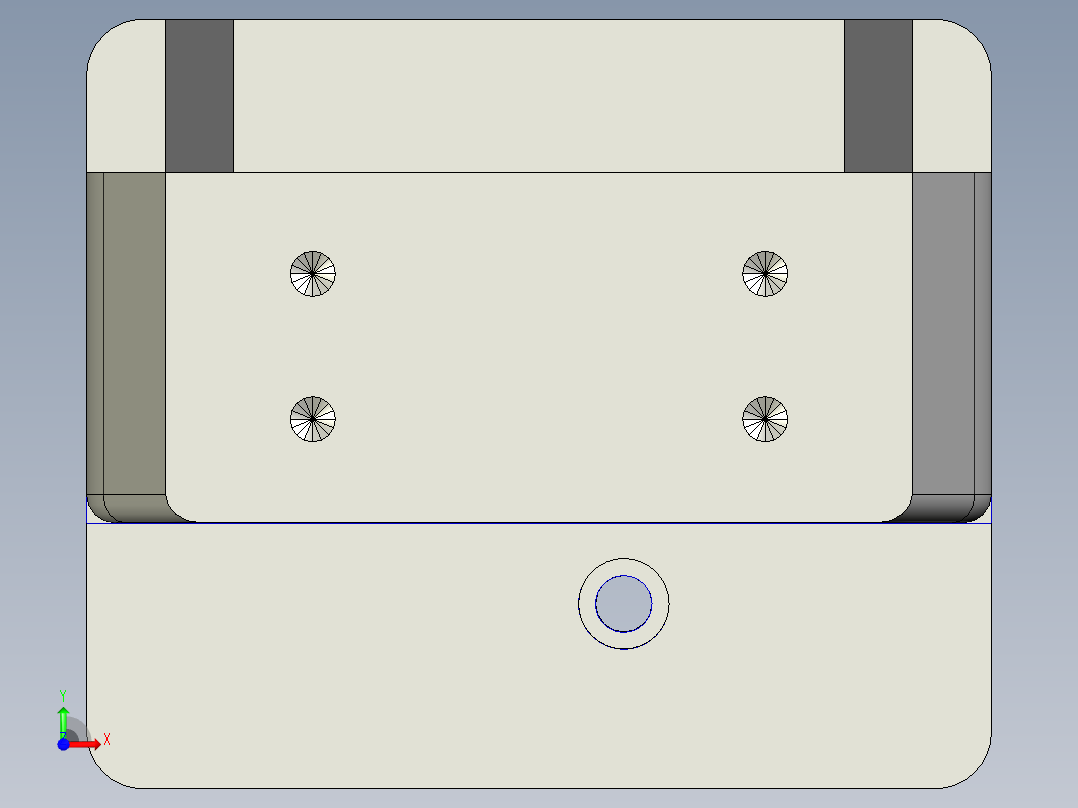 831004法兰盘加工工艺及钻φ4和φ6孔夹具设计【含三维UG】前视图