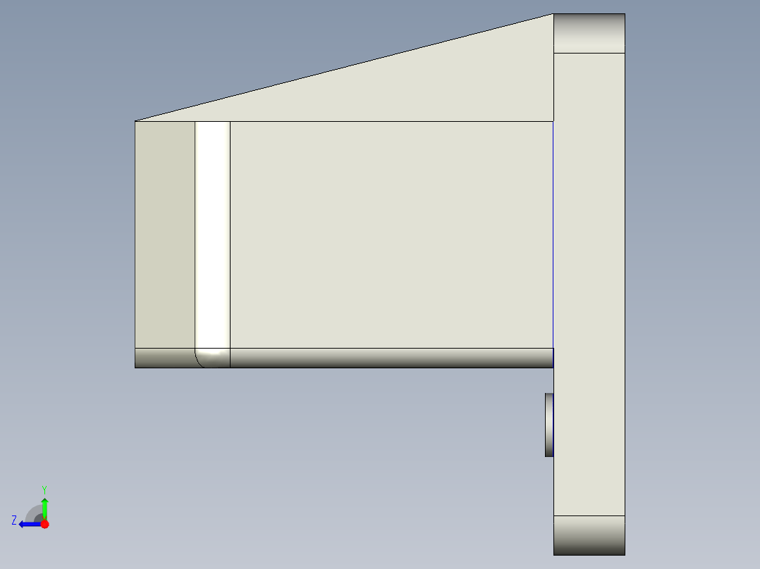 831004法兰盘加工工艺及钻φ4和φ6孔夹具设计【含三维UG】右视图