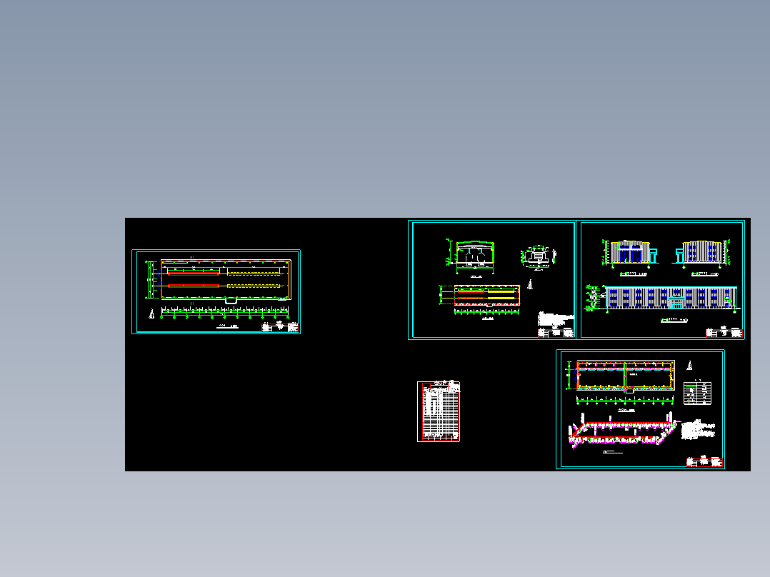 某机车辅修库室内采暖工程设计图