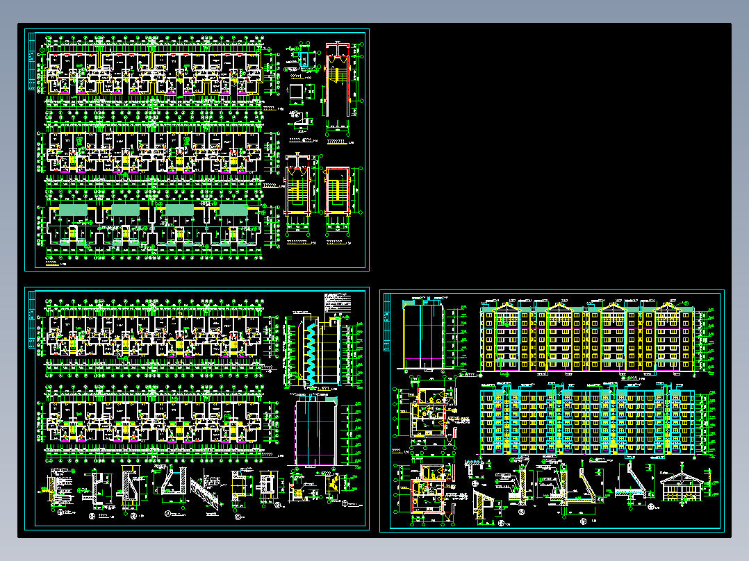 某小区住宅全套建筑施工图