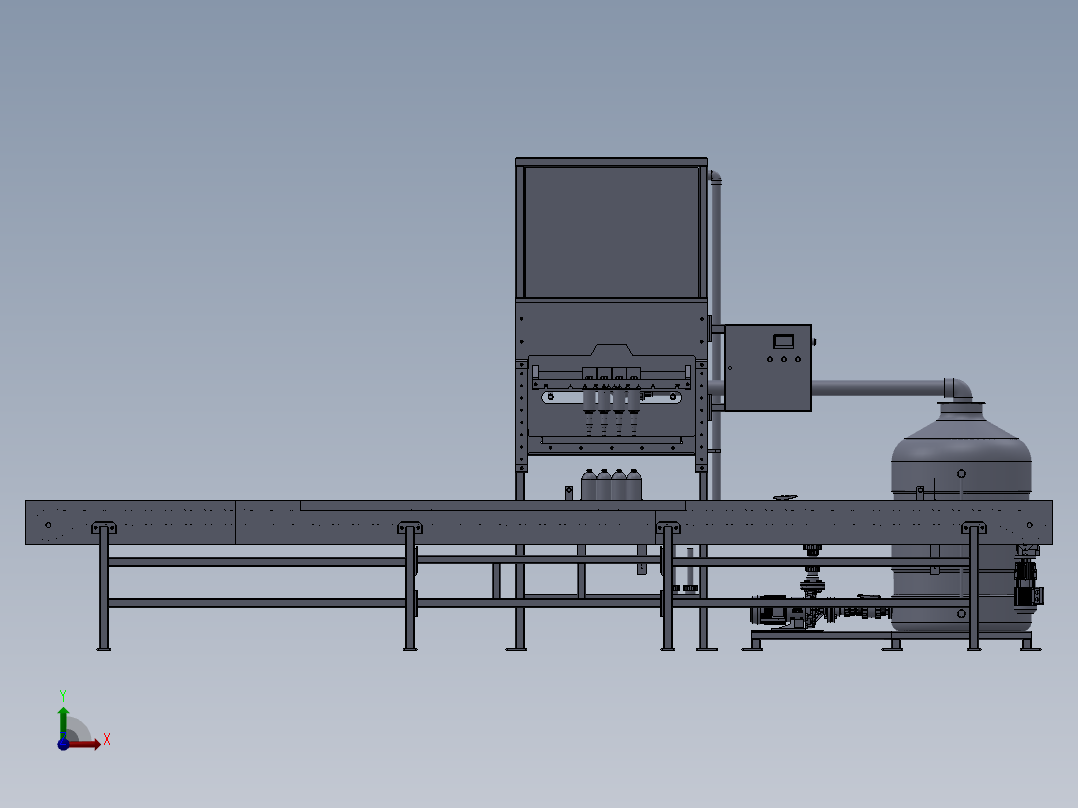 装瓶机sw18前视图