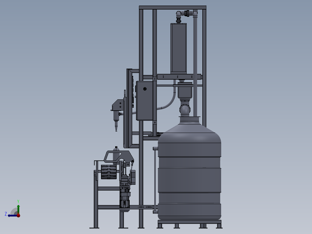 装瓶机sw18右视图