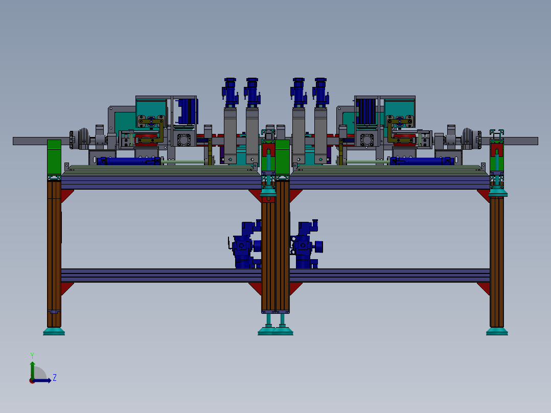 塑胶件自动加螺纹设备sw17可编辑左视图
