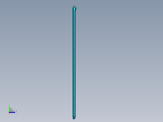 屏幕外壳精铣转轴刀路程序UG模型左视缩略图