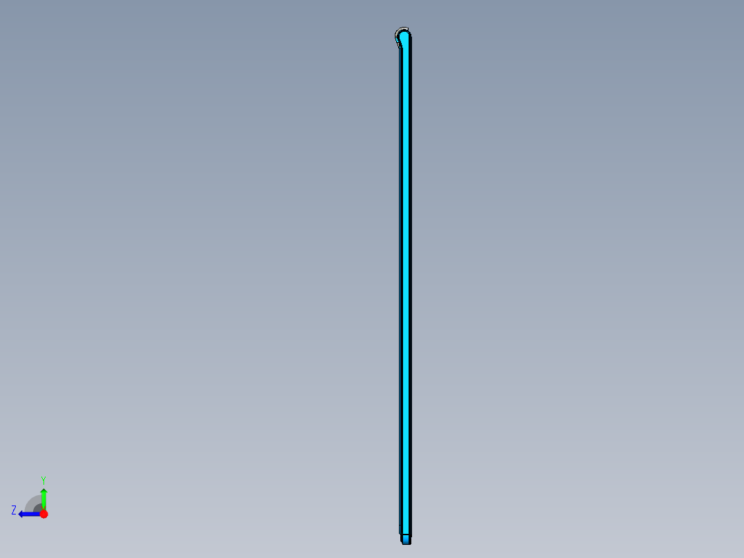 屏幕外壳精铣转轴刀路程序UG模型右视图