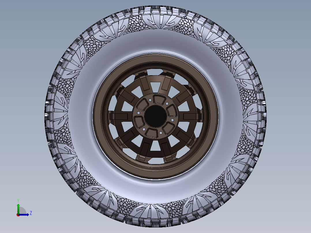 轮胎、车轮、轮毂(163)左视图