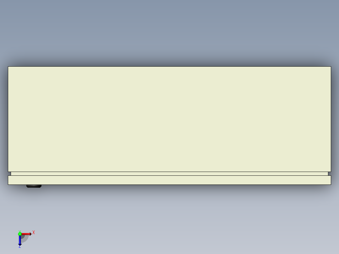 电气面板俯视图
