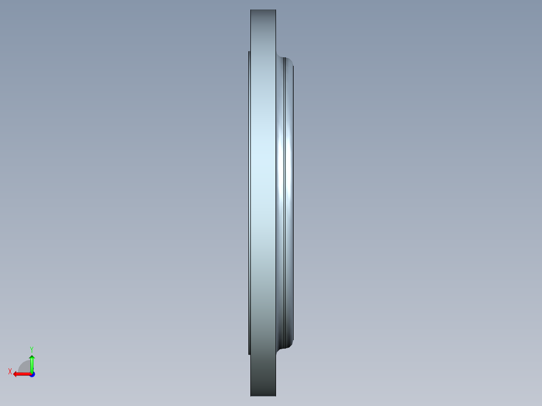 So 法兰 Ansi 150后视图