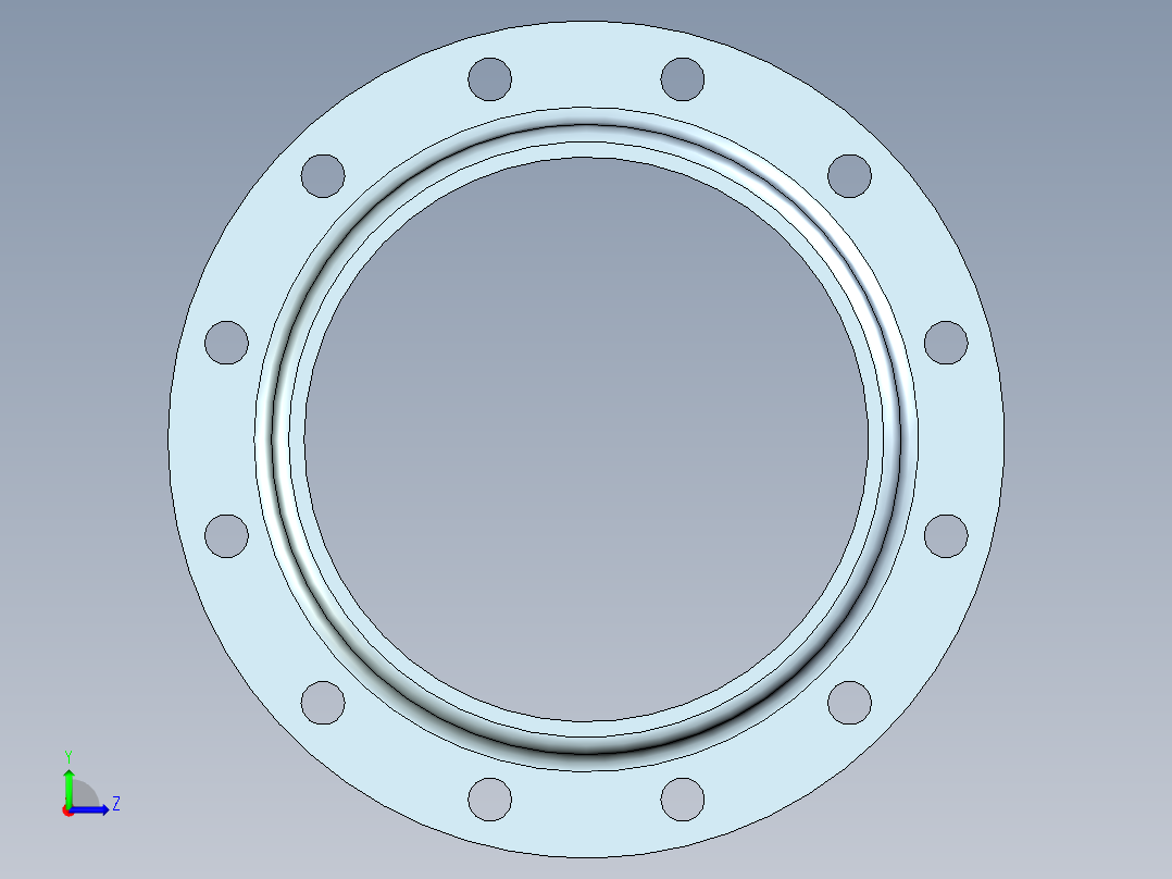 So 法兰 Ansi 150左视图