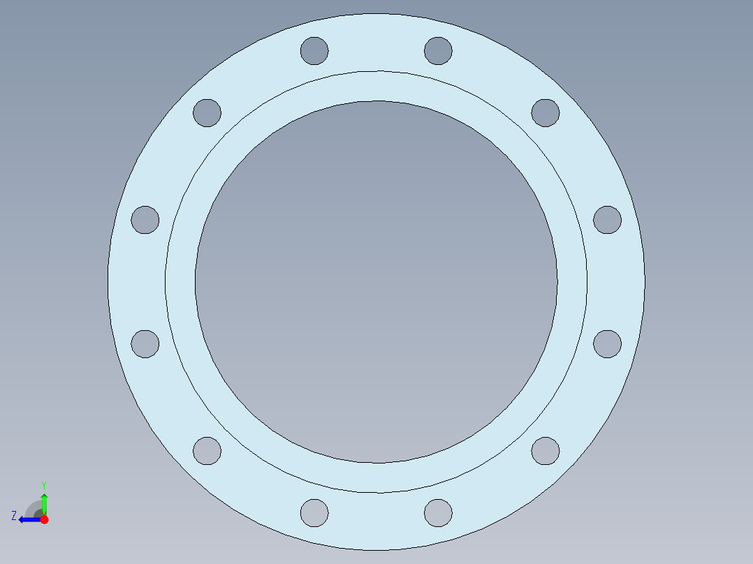 So 法兰 Ansi 150右视图