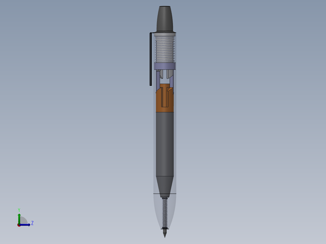 笔、中性笔、铅笔(4)左视图