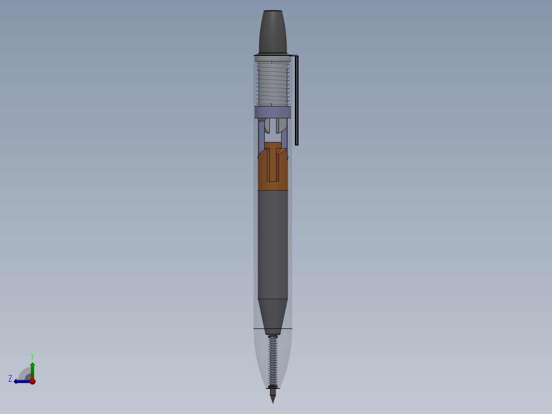 笔、中性笔、铅笔(4)右视图