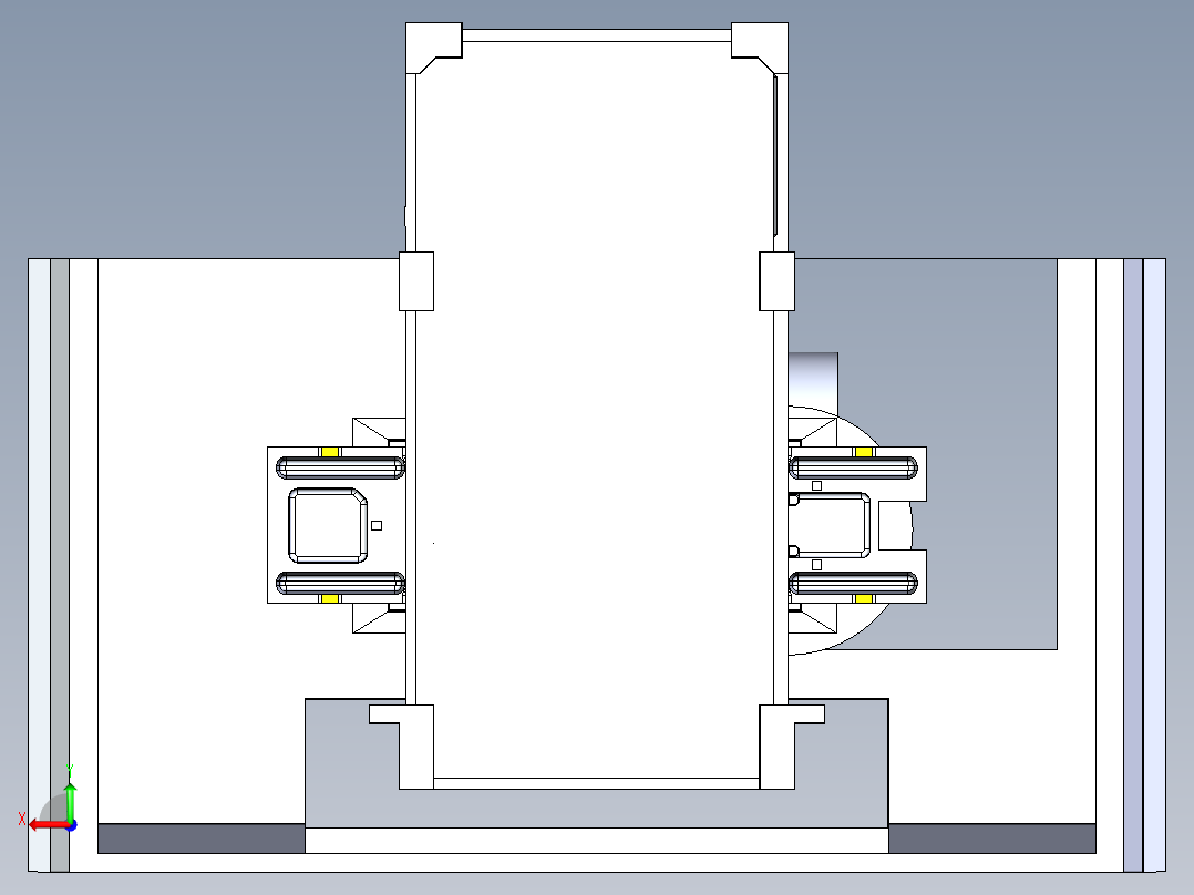 B3004052-哈斯HAAS VF-3 YT加工中心后视图