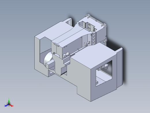 B3004052-哈斯HAAS VF-3 YT加工中心正等轴测缩略图