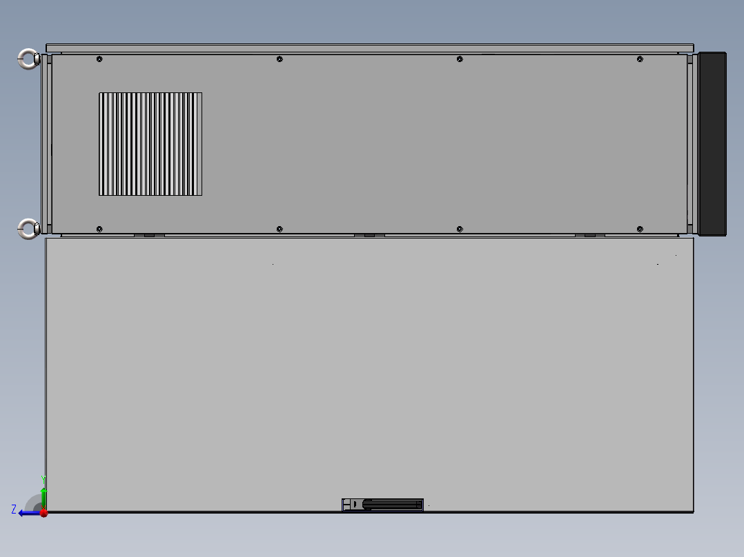 电气机柜（九折型材柜） 1149182===wb60右视图
