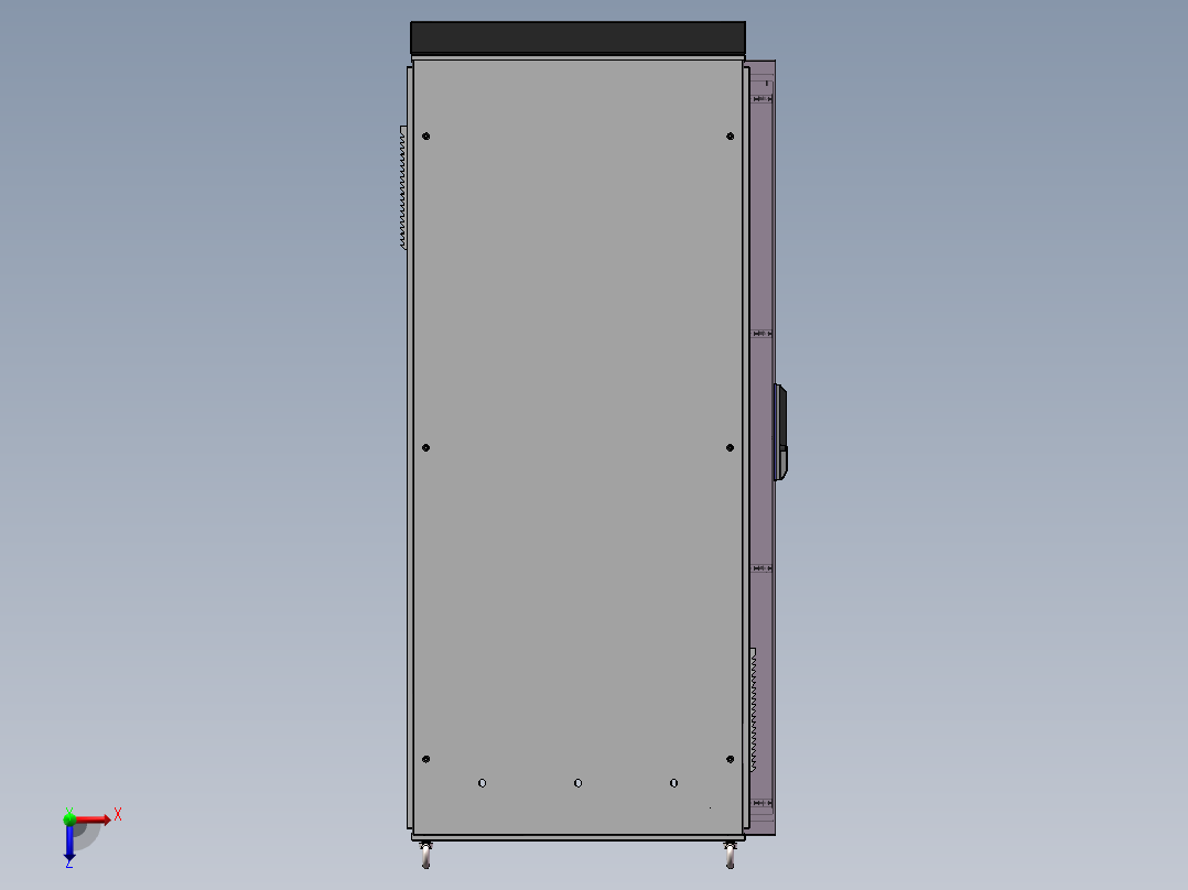 电气机柜（九折型材柜） 1149182===wb60俯视图