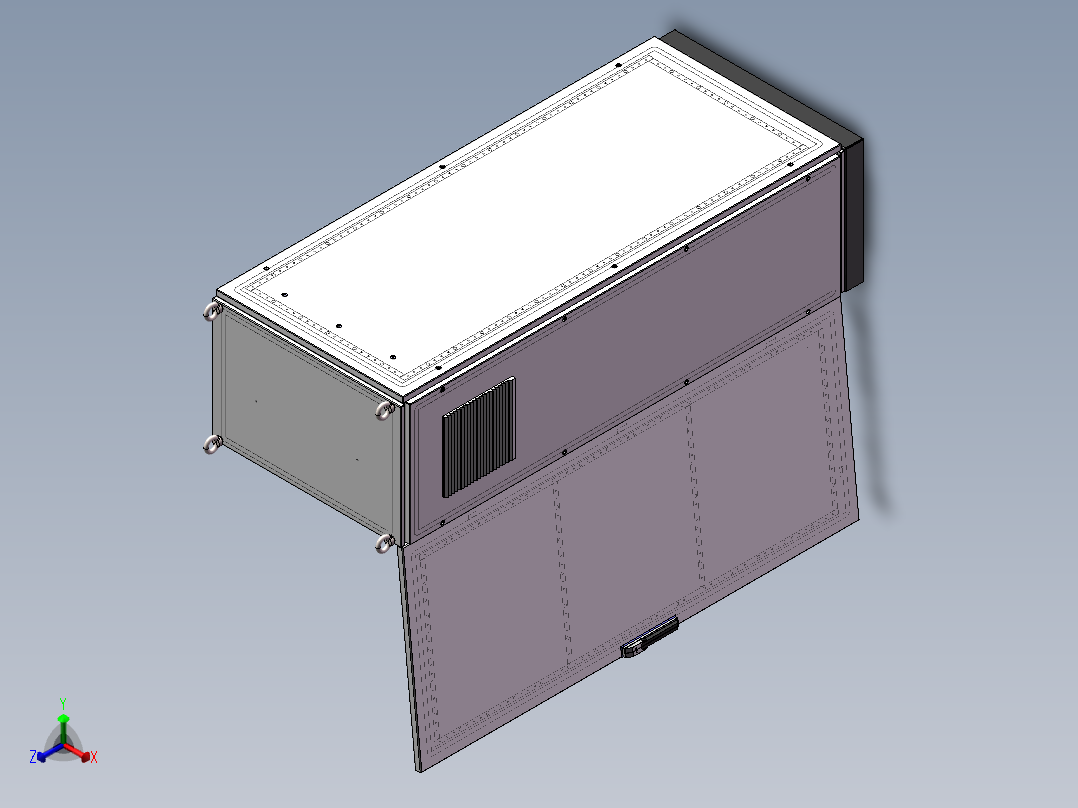电气机柜（九折型材柜） 1149182===wb60正等轴测图