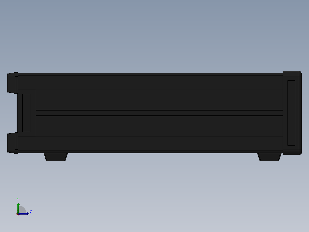 SHINWOO 桌面机箱系列 桌面机箱左视图