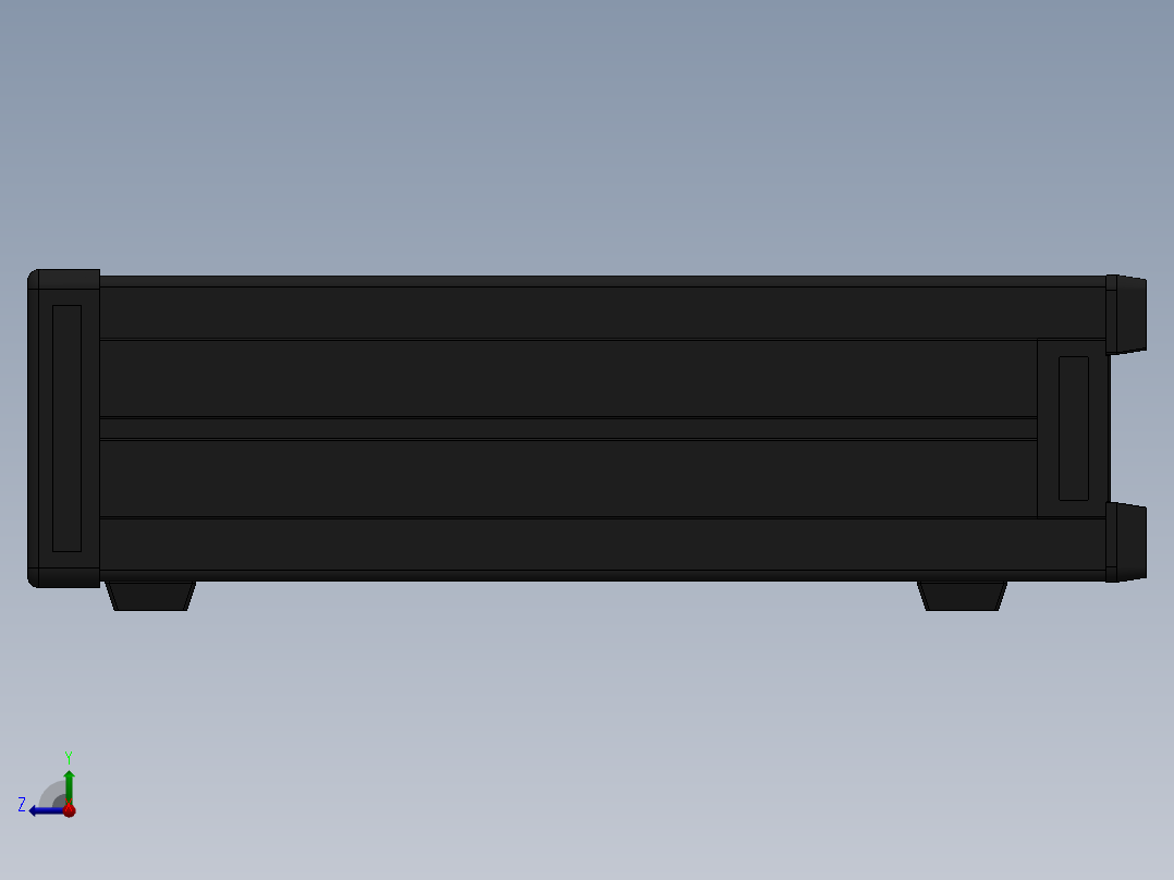 SHINWOO 桌面机箱系列 桌面机箱右视图