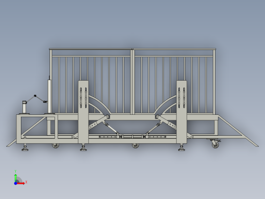 兽医用推进式动物限位装置前视缩略图
