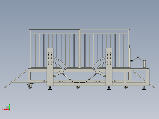 兽医用推进式动物限位装置后视缩略图