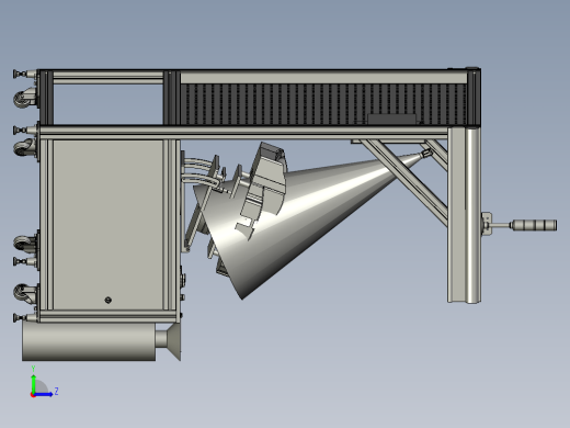 汽车座椅加热模块安装固定支架台左视缩略图