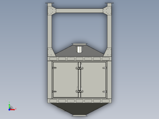 吸附塔活性炭排料装置前视缩略图