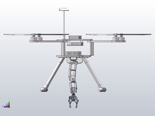 机械臂四轴无人机右视缩略图