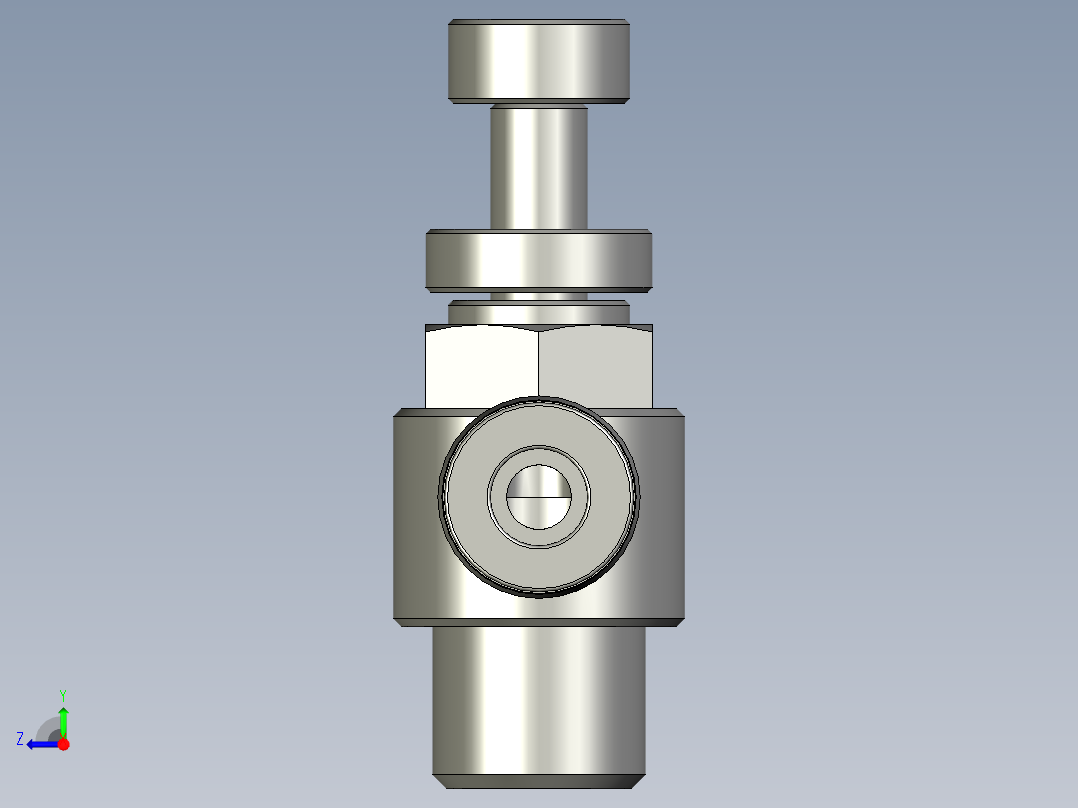 PSL602A调速阀2507825ZB右视图