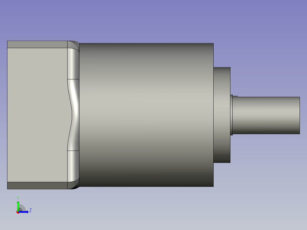 台崎PAE10S1P2减速机左视图