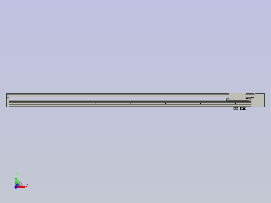 直线模组DKK-100-S1380-RM-400W德川技研-1111前视图