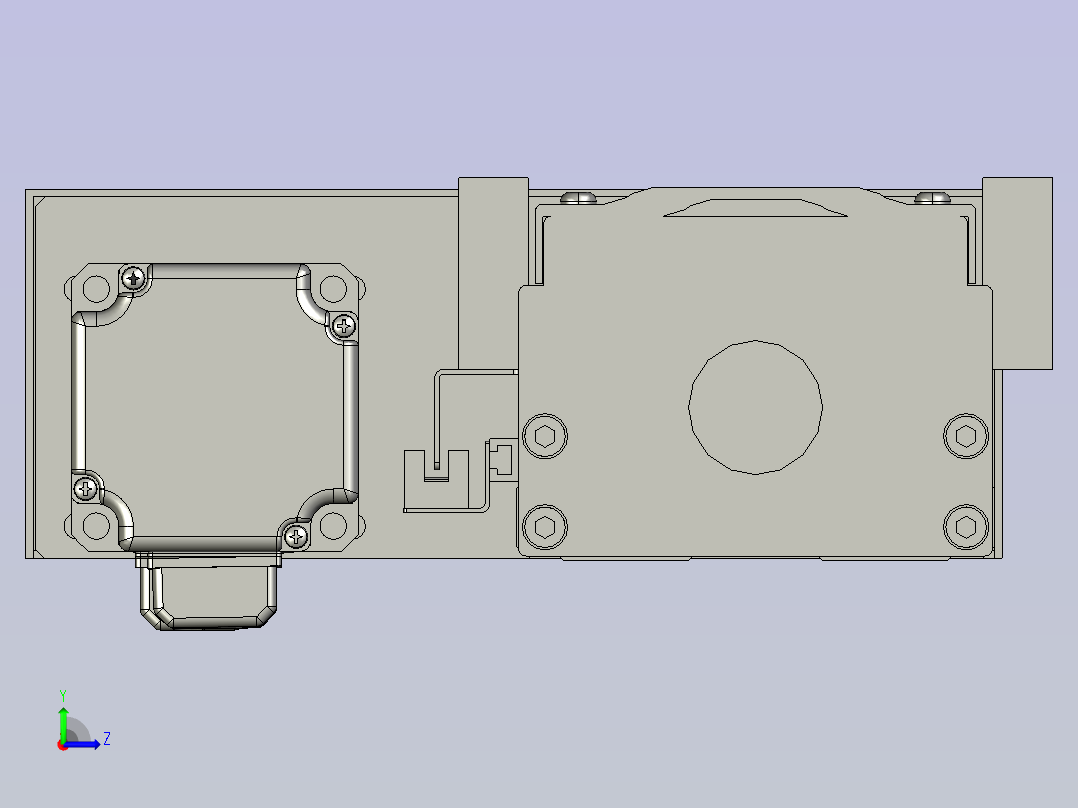 直线模组DKK-100-S1380-RM-400W德川技研-1111左视图