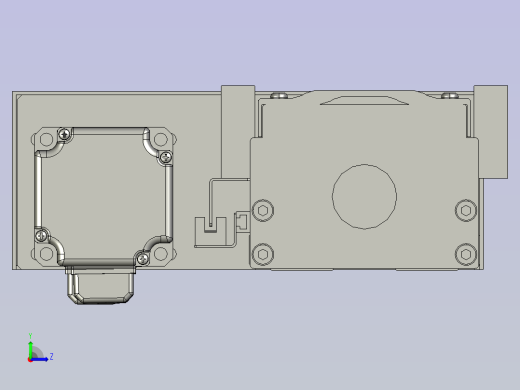 直线模组DKK-100-S1380-RM-400W德川技研-1111左视缩略图