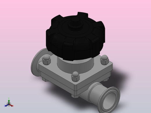 DGM-01卡箍式隔膜阀[DGM-01-DN32]快装隔膜阀