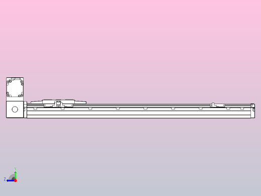 机器人皮带驱动直线轴TPA-GCB-120-P70-L550-LU-M20-N3右视缩略图