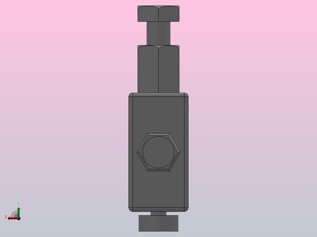 TK型可调抵抗式比例分配器[TK-4-8]主视图