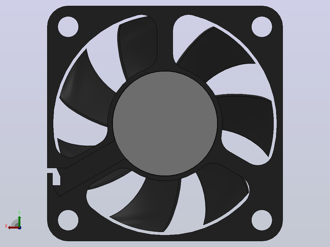 User Library-TFD-4510风扇后视图