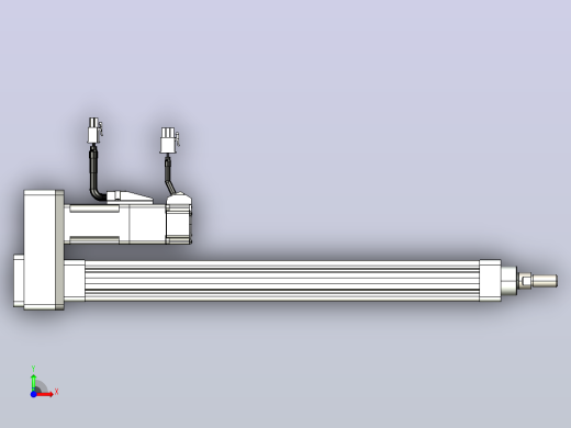 轻载电动缸TPA-ESR25-1002C-L300-MR-FB-W-P10-C3前视缩略图