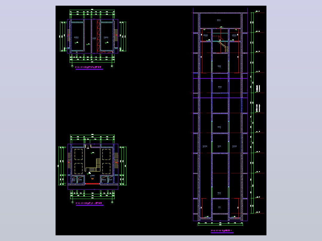 CAD建筑施工修建图纸2