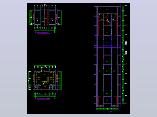 CAD建筑施工修建图纸2