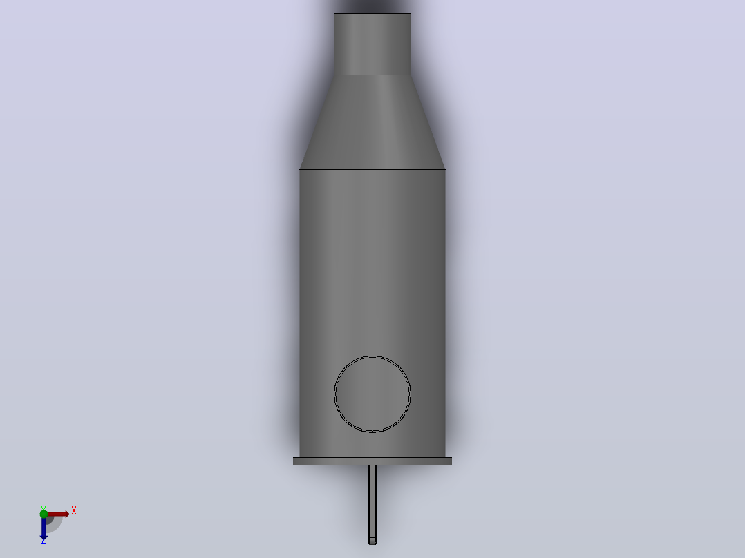 焊接角式过滤器[DN100]俯视图