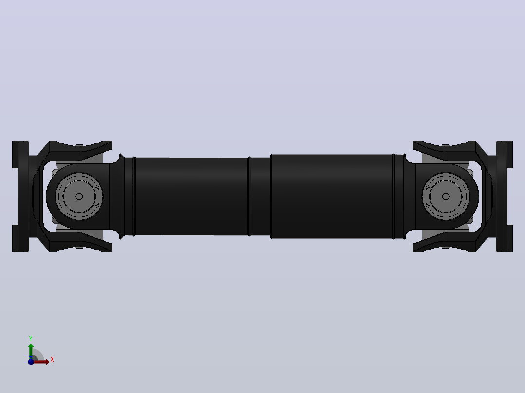 SWC型--中型十字轴式万向联轴器SWC390-E-1710前视图