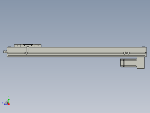 创锋精工电动滑台CFF14-700-BM-P400W右视缩略图