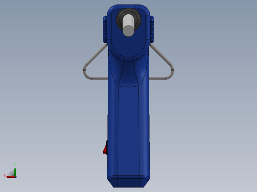 热熔胶木仓简易模型3D图纸 Solidworks设计后视缩略图