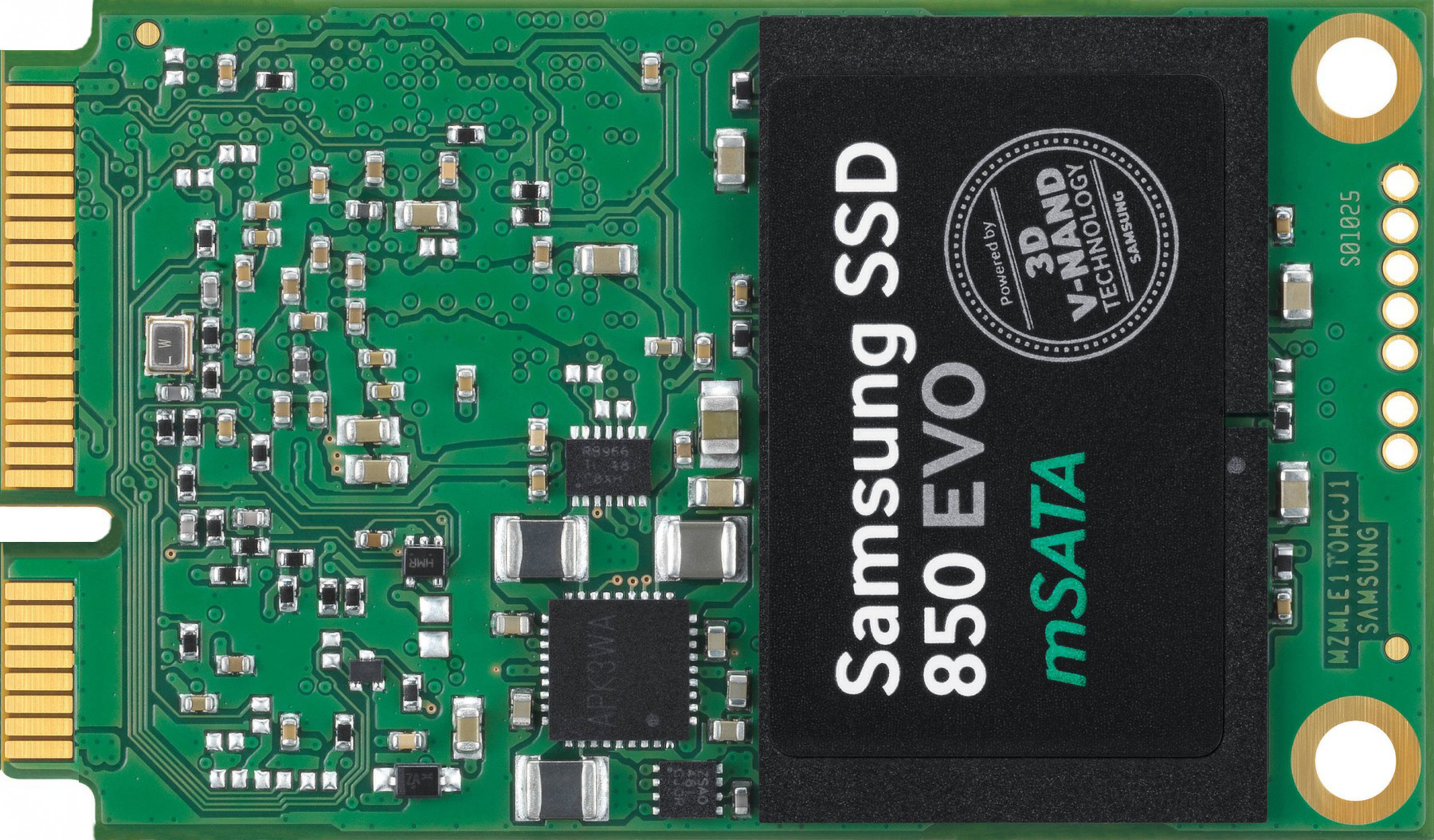三星850 EVO 1 TB mSATA 2英寸固态硬盘(MZ-M5E1T0BW)