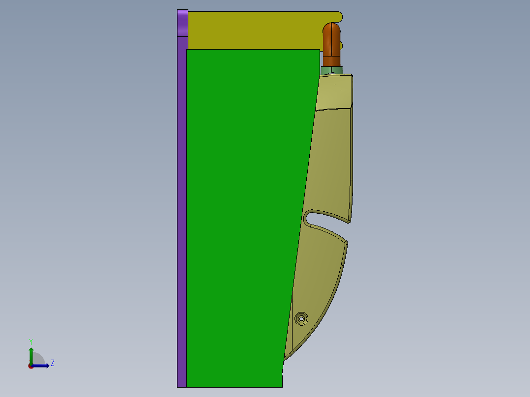 装配夹具左视图
