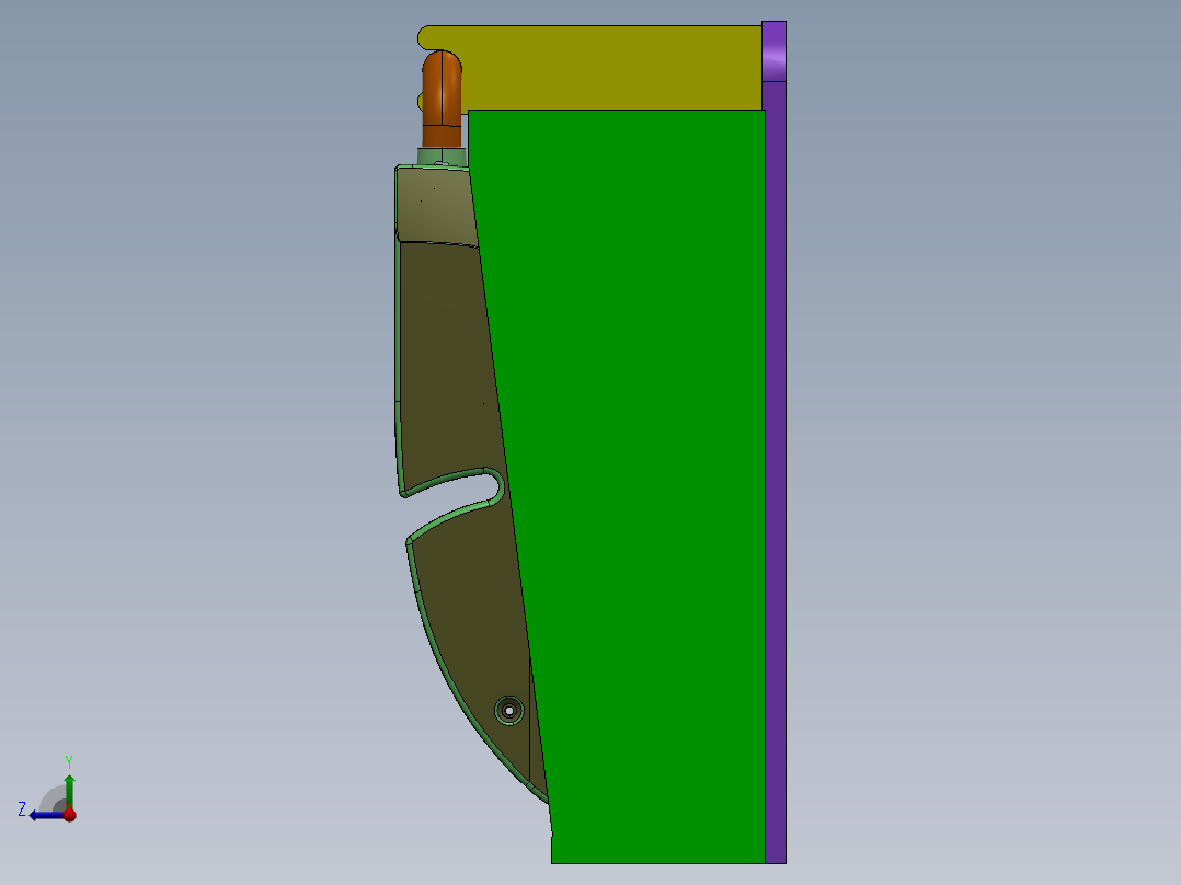 装配夹具右视图