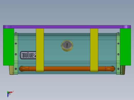 装配夹具俯视缩略图